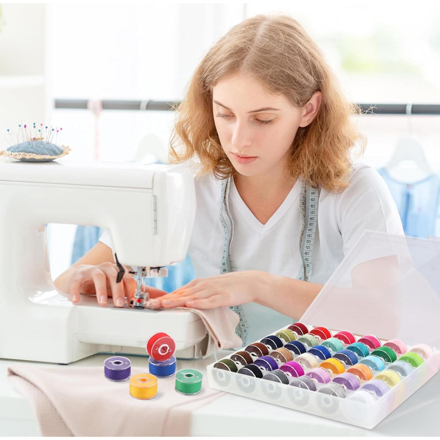 36 Bobinas y Hilos de Coser Babelshar con Estuche y Agujas