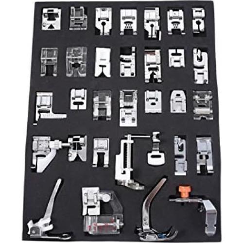Juego de 32 Patas de Prensatelas para Máquina de Coser ANYQOO