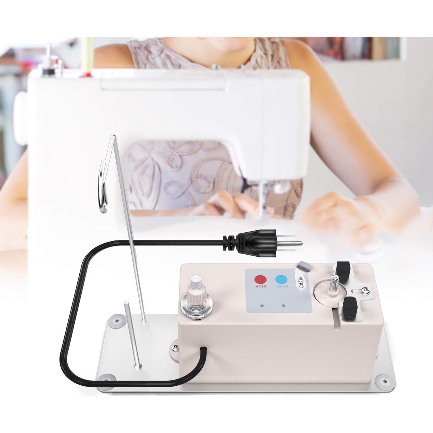 Enrollador de Bobinas Automático Kungfuking para Máquinas de Coser