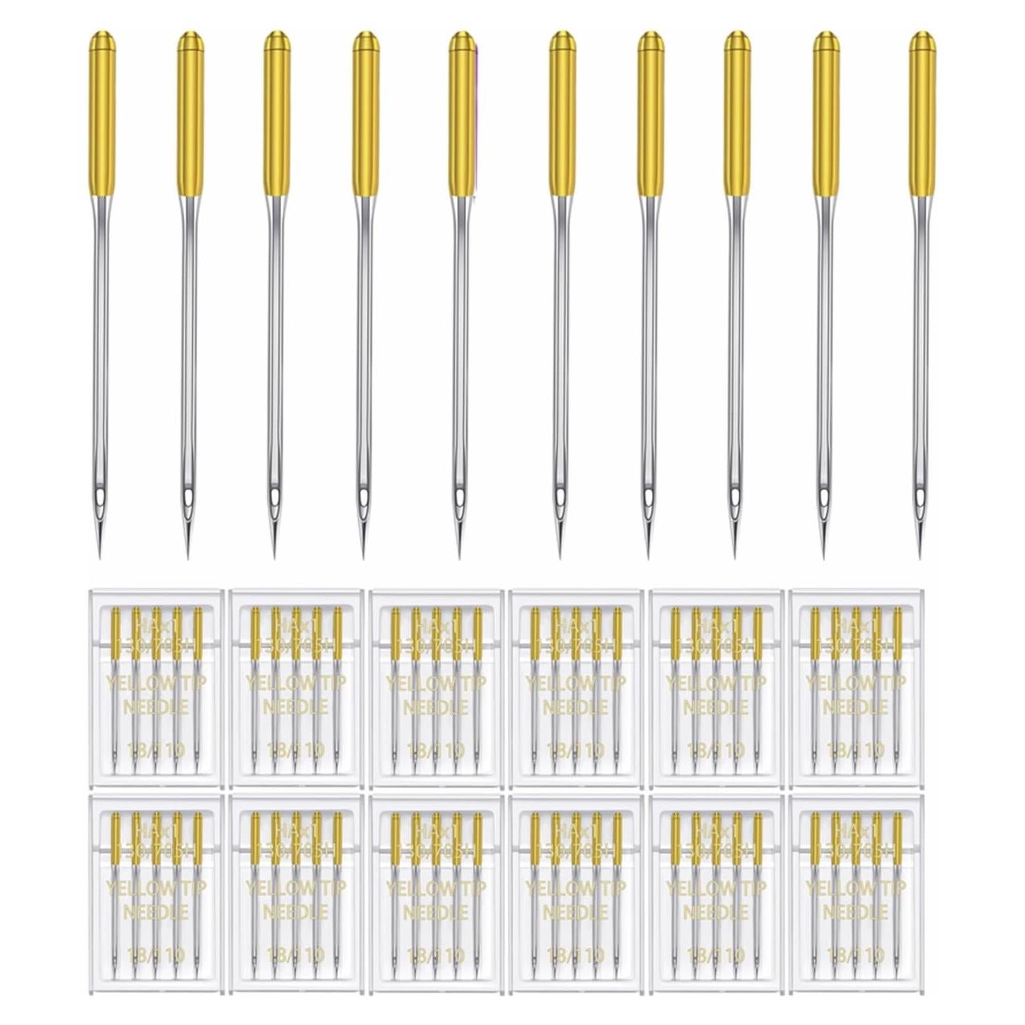 Agujas de Máquina de Coser HONEYSEW 60 Piezas Universales