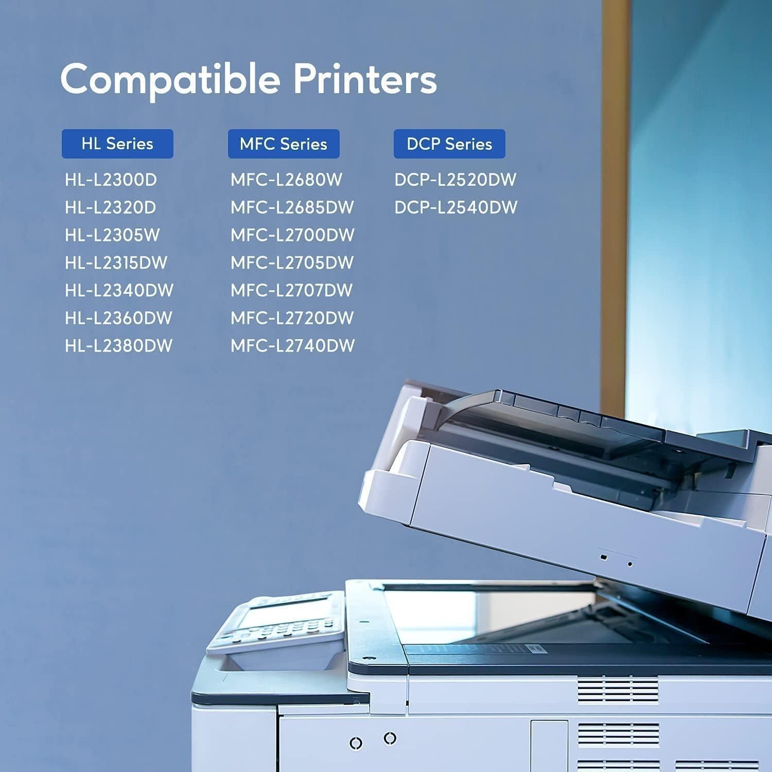 Cartucho de Tóner TN660 GOTOBY Compatible Alto Rendimiento 4 Pzas