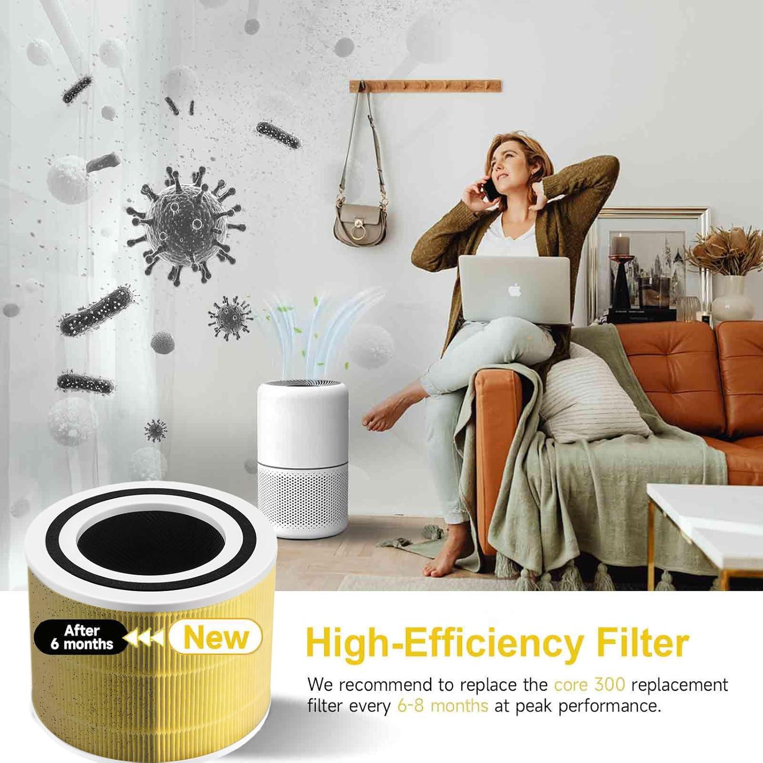 Filtro HEPA para Purificador de Aire LEVOIT Core 300 - 2 Piezas