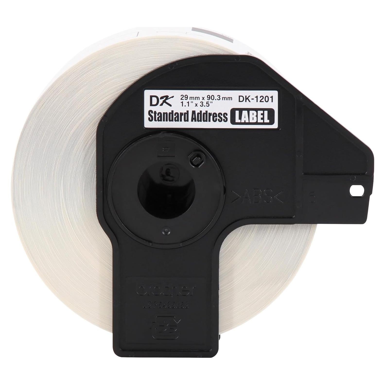 Etiquetas de Dirección Estándar Brother DK-1201, 24 Rollos, 400 Etiquetas/Rollo