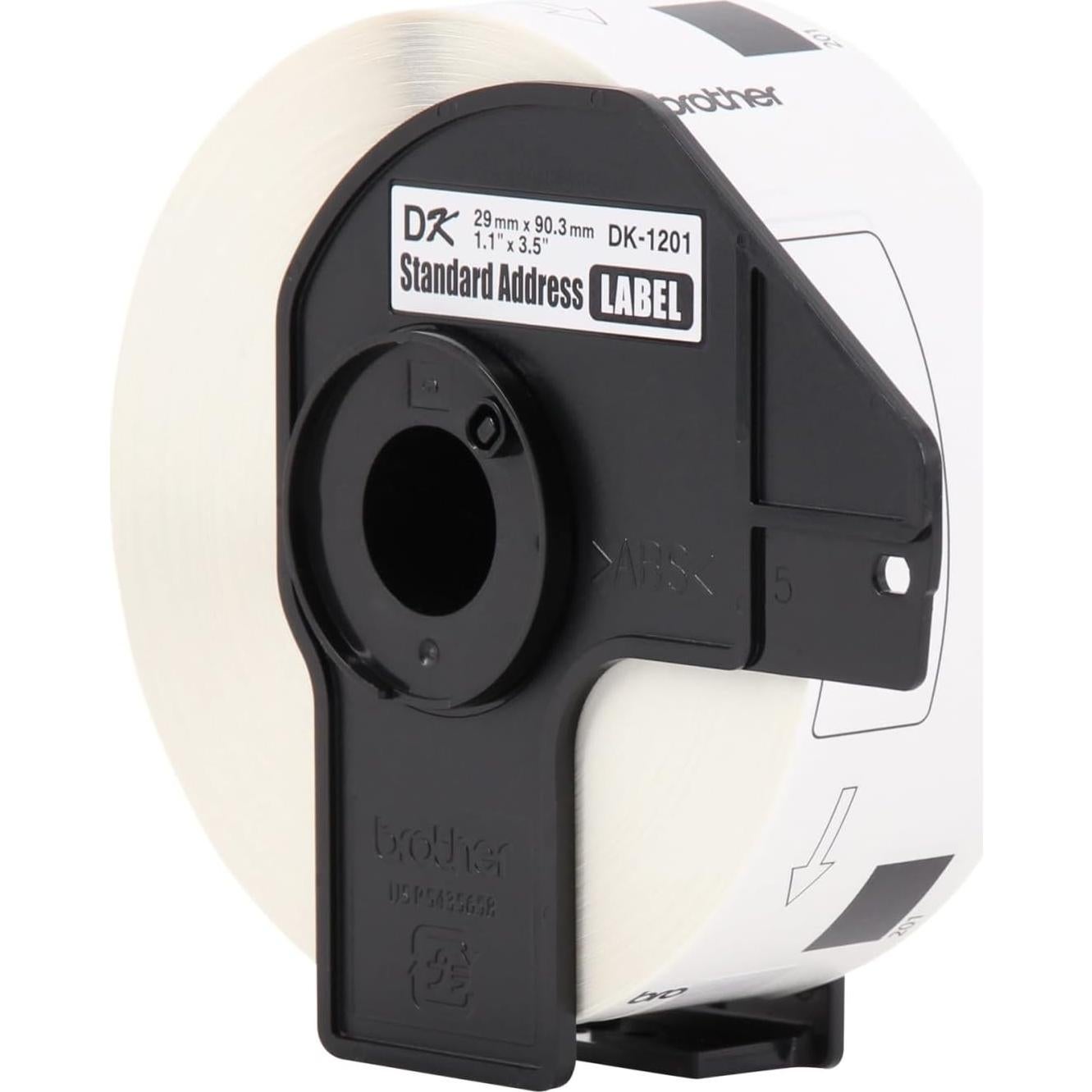 Etiquetas de Dirección Estándar Brother DK-1201, 24 Rollos, 400 Etiquetas/Rollo