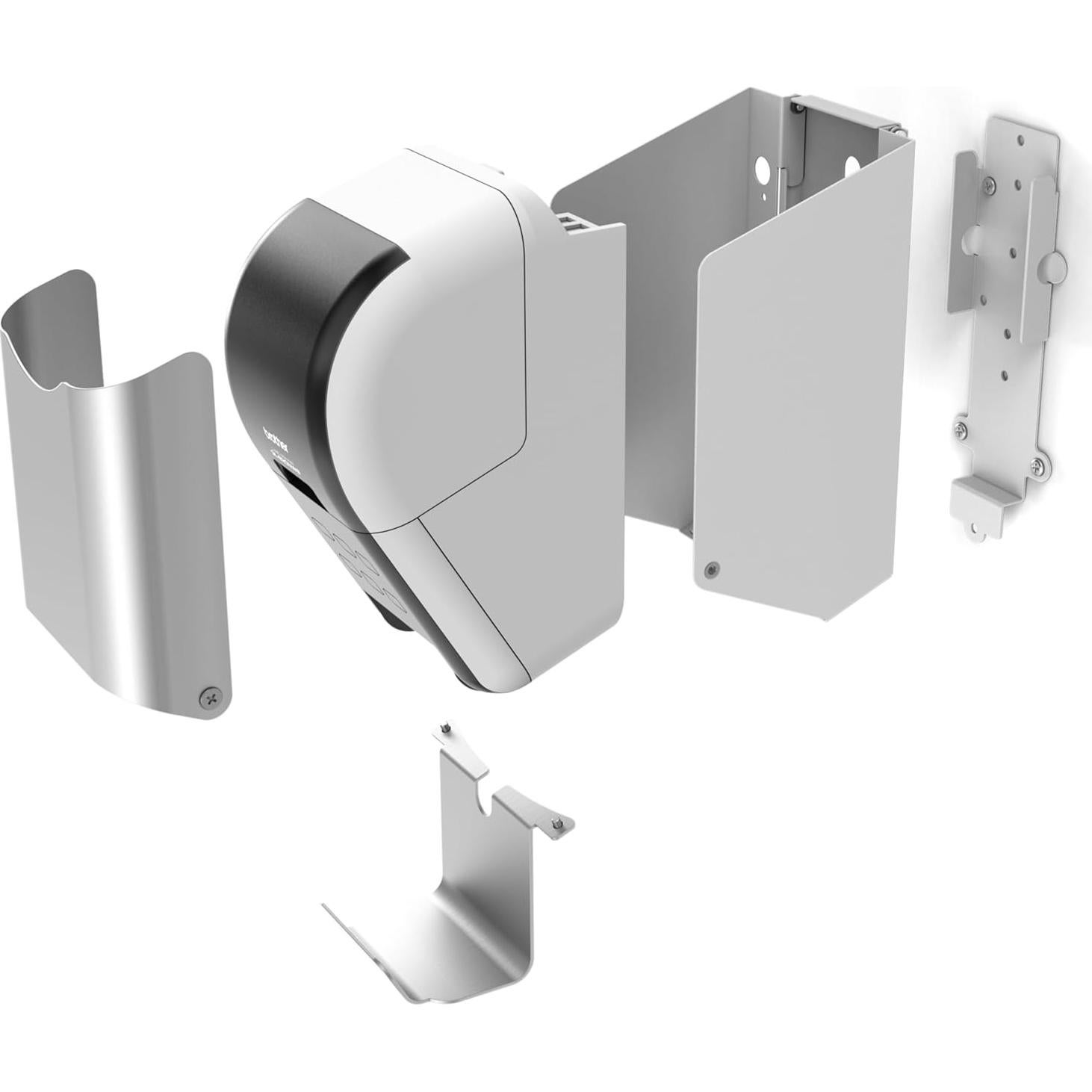 Soporte de pared Sprocket para impresora Brother QL-810W/QL-820NWB/QL-820NWBC - Blanco