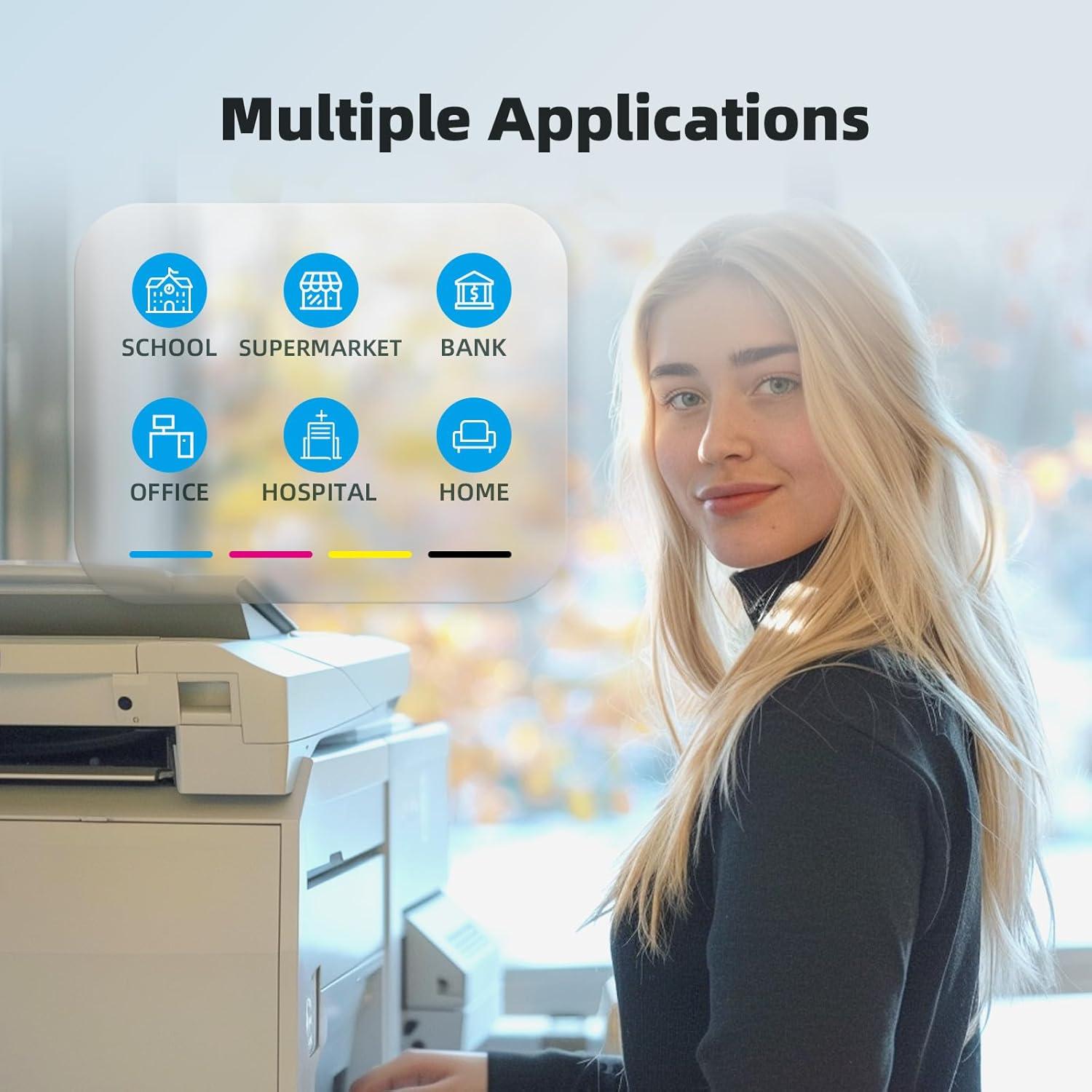 Cartuchos de tinta LC406XL Belietop para Brother - Paquete de 4