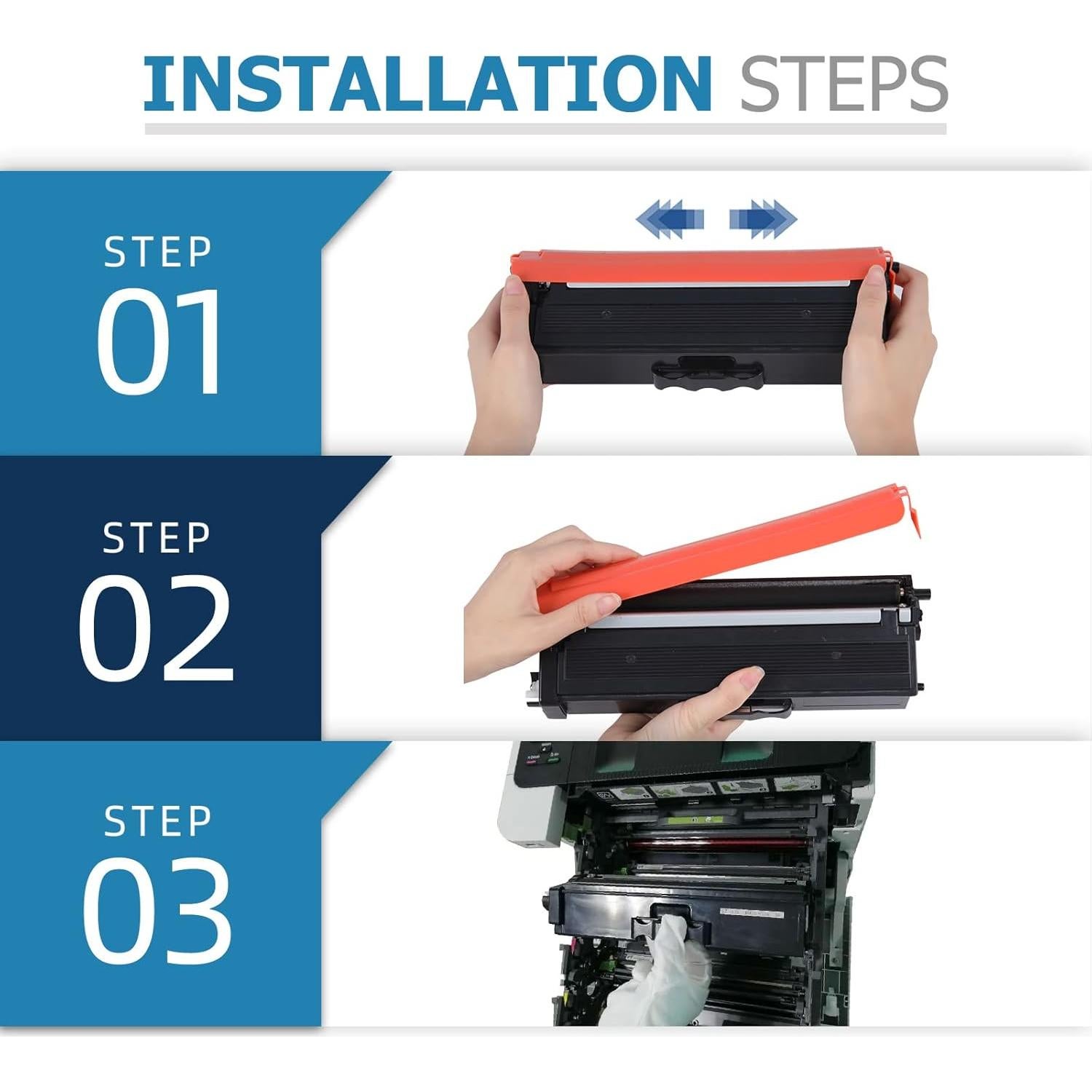 Juego de Cartuchos de Tóner TN431 Compatible Brother - 4 Colores