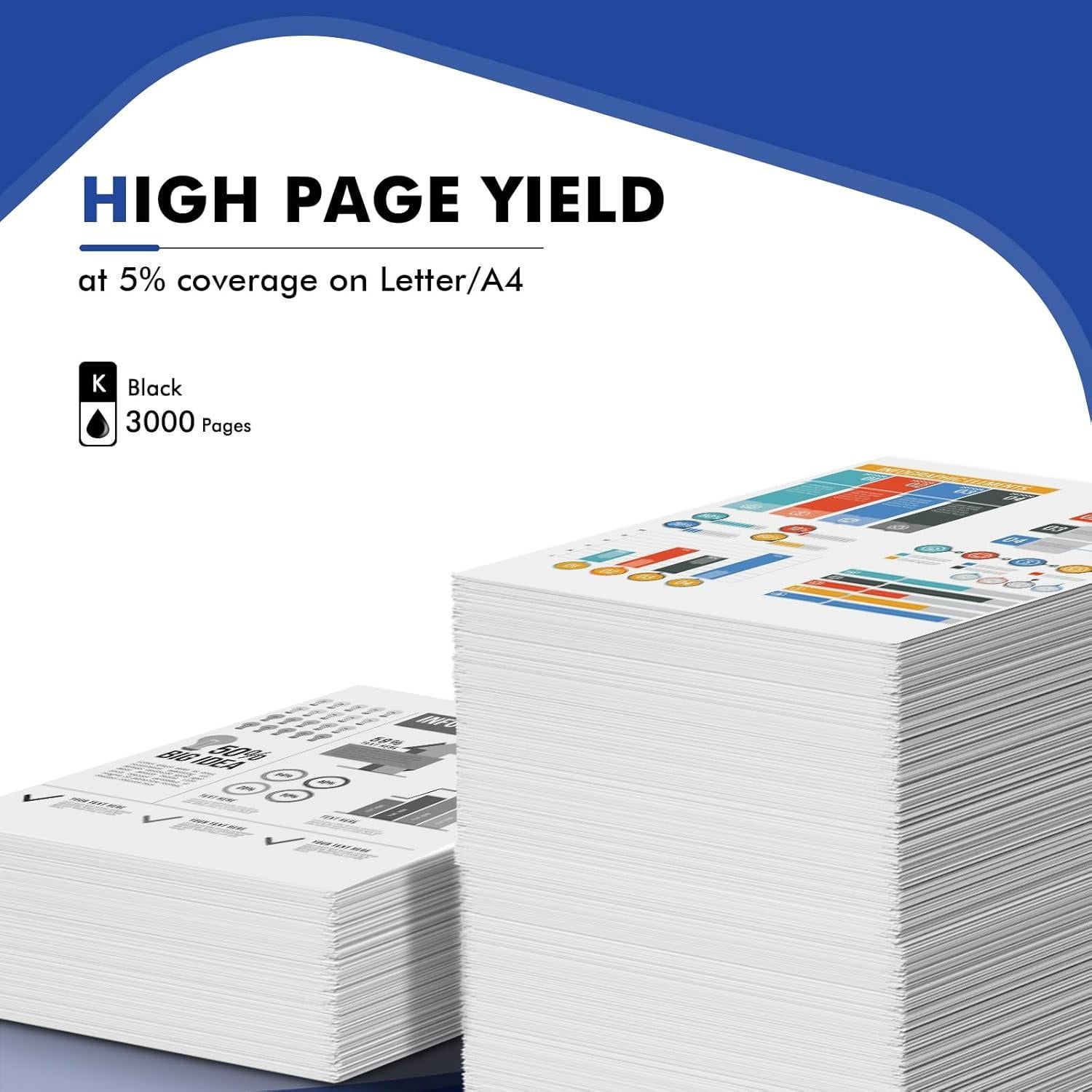 Tóner TN830XL Negro Compatible para Impresoras Brother - 4 Unidades