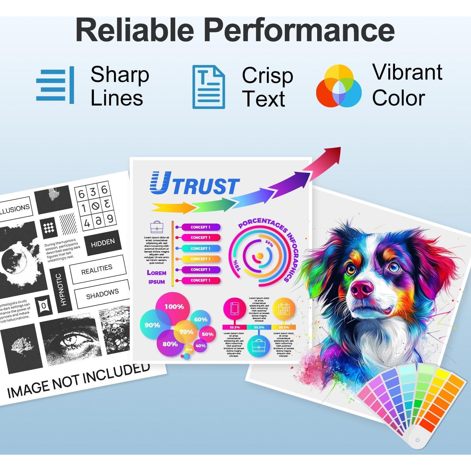 Juego de Cartuchos de Tóner LEMERO UTRUST TN436 4 Colores 6500 Páginas