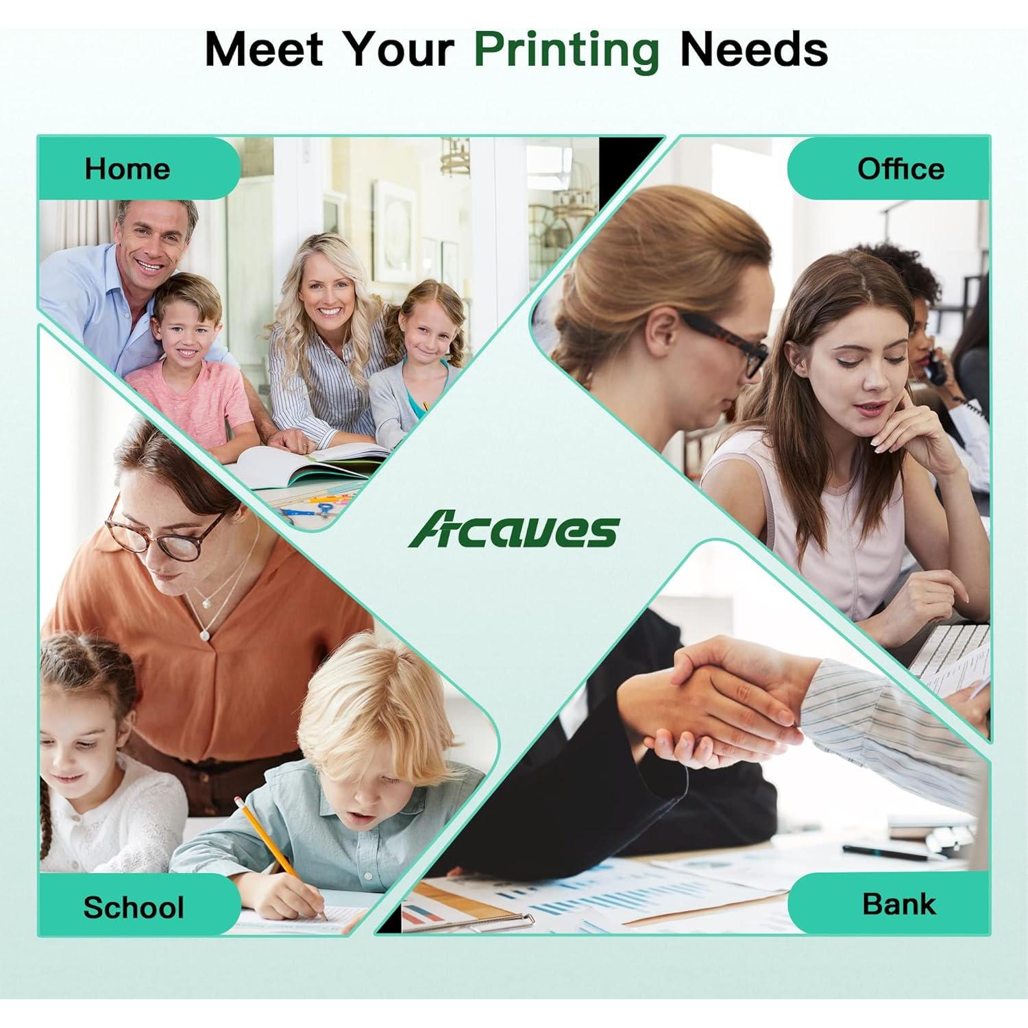 Cartuchos de tinta LC406 Acaves para impresora Brother - 4 unidades