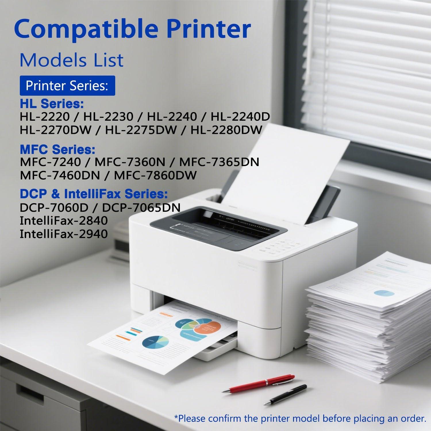 Cartucho de Tóner TN450 Negro Alto Rendimiento 2-Pack Brother