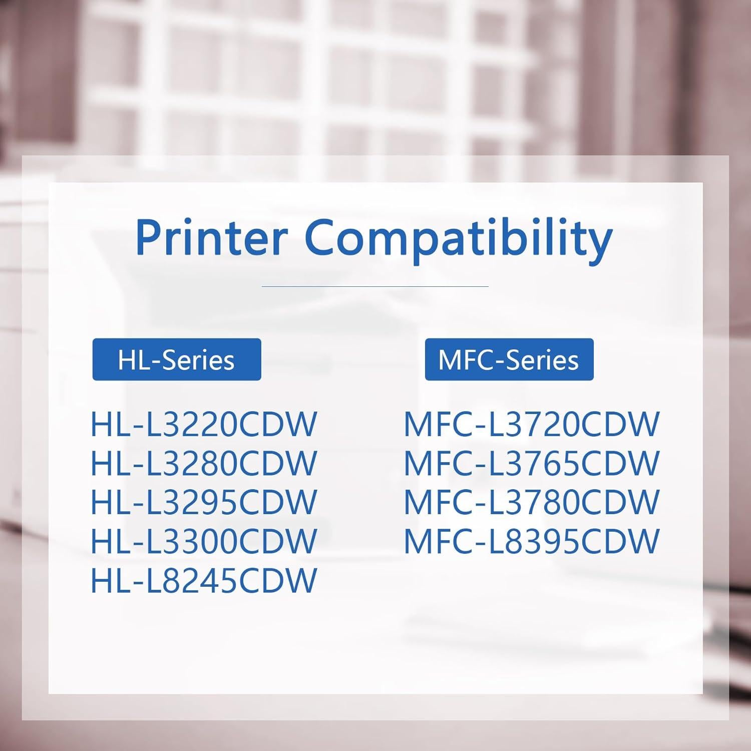 Unidad de tambor DR229CL 4-Pack MOLIMER para Brother