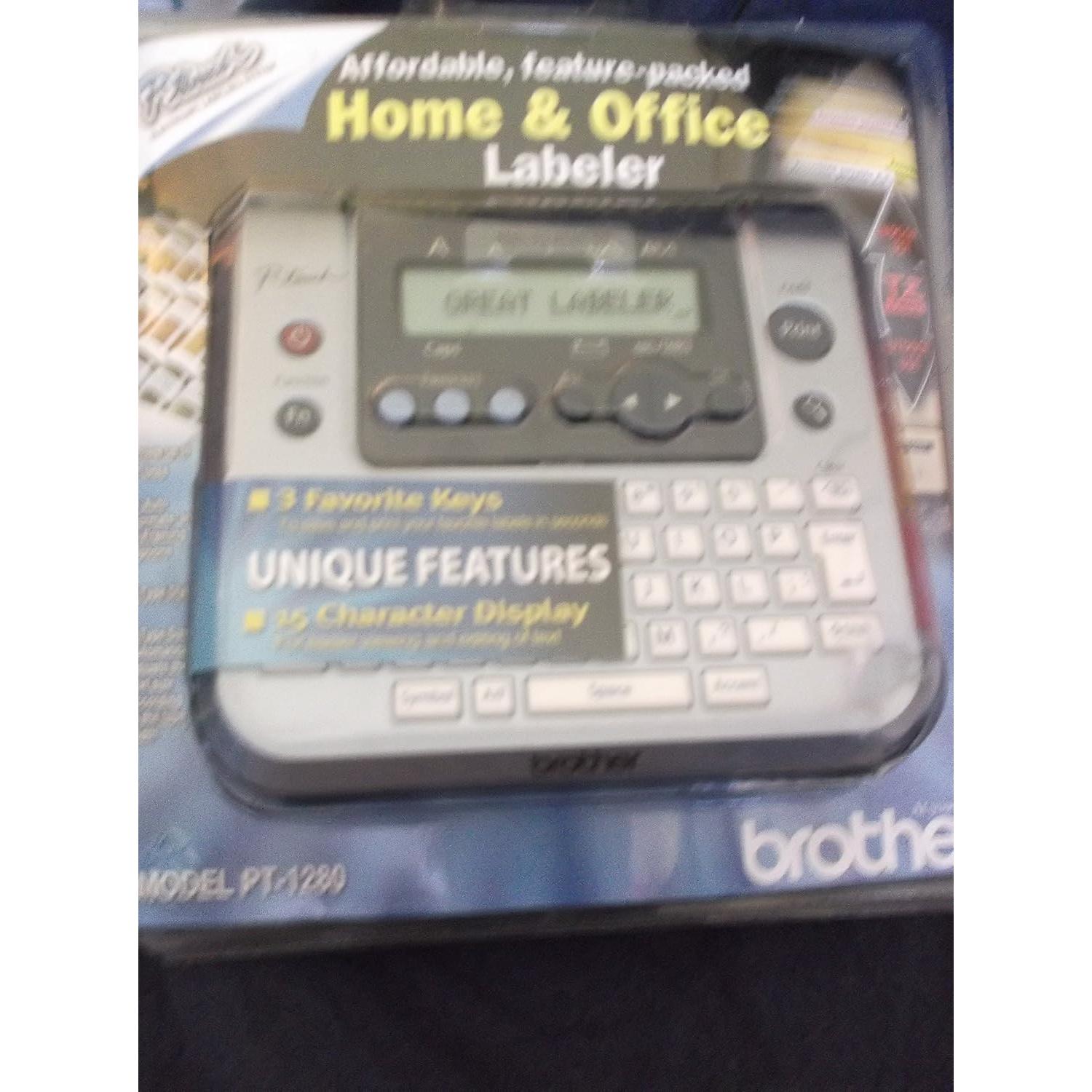 Etiquetadora Brother PT-1280 con Pantalla de 15 Caracteres