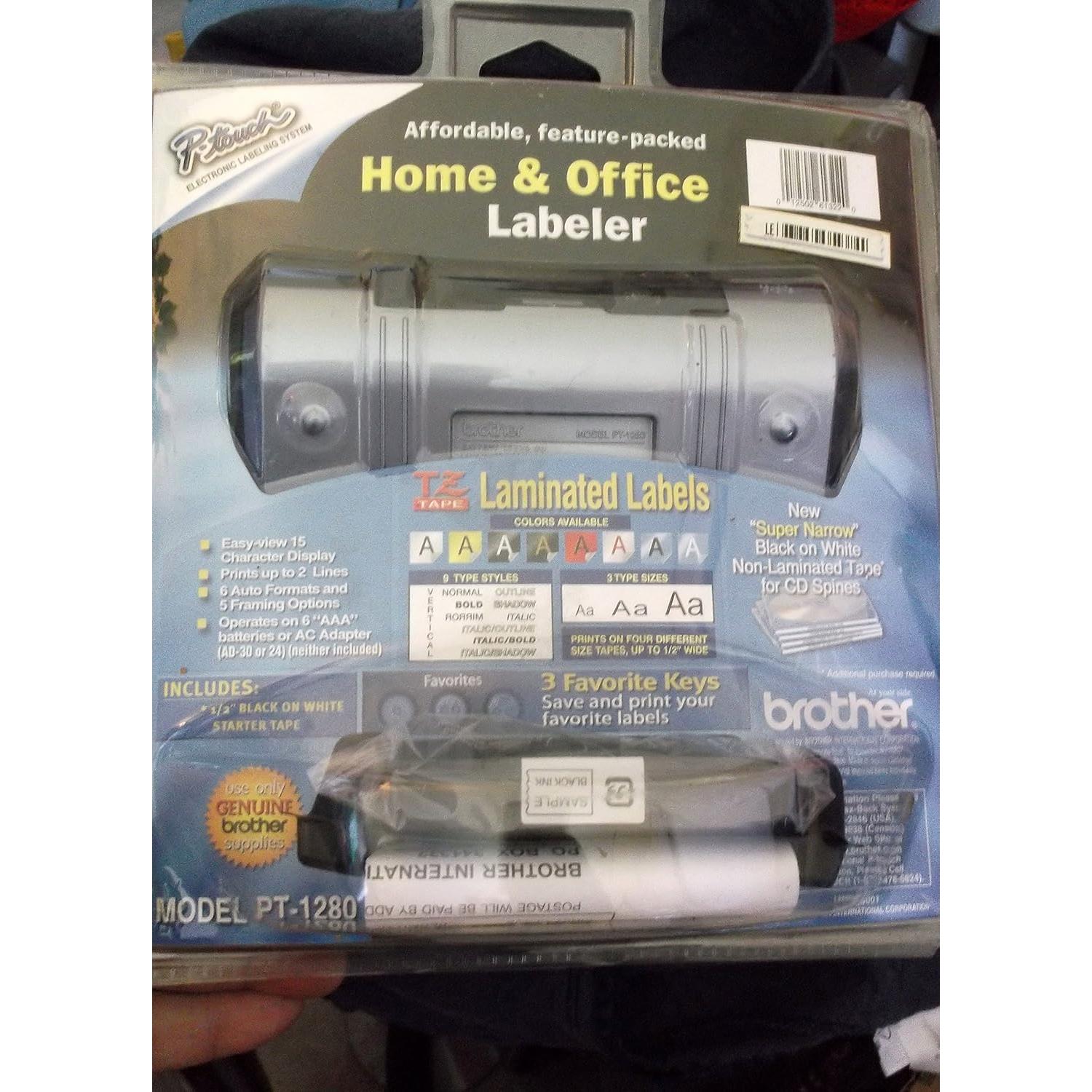 Etiquetadora Brother PT-1280 con Pantalla de 15 Caracteres