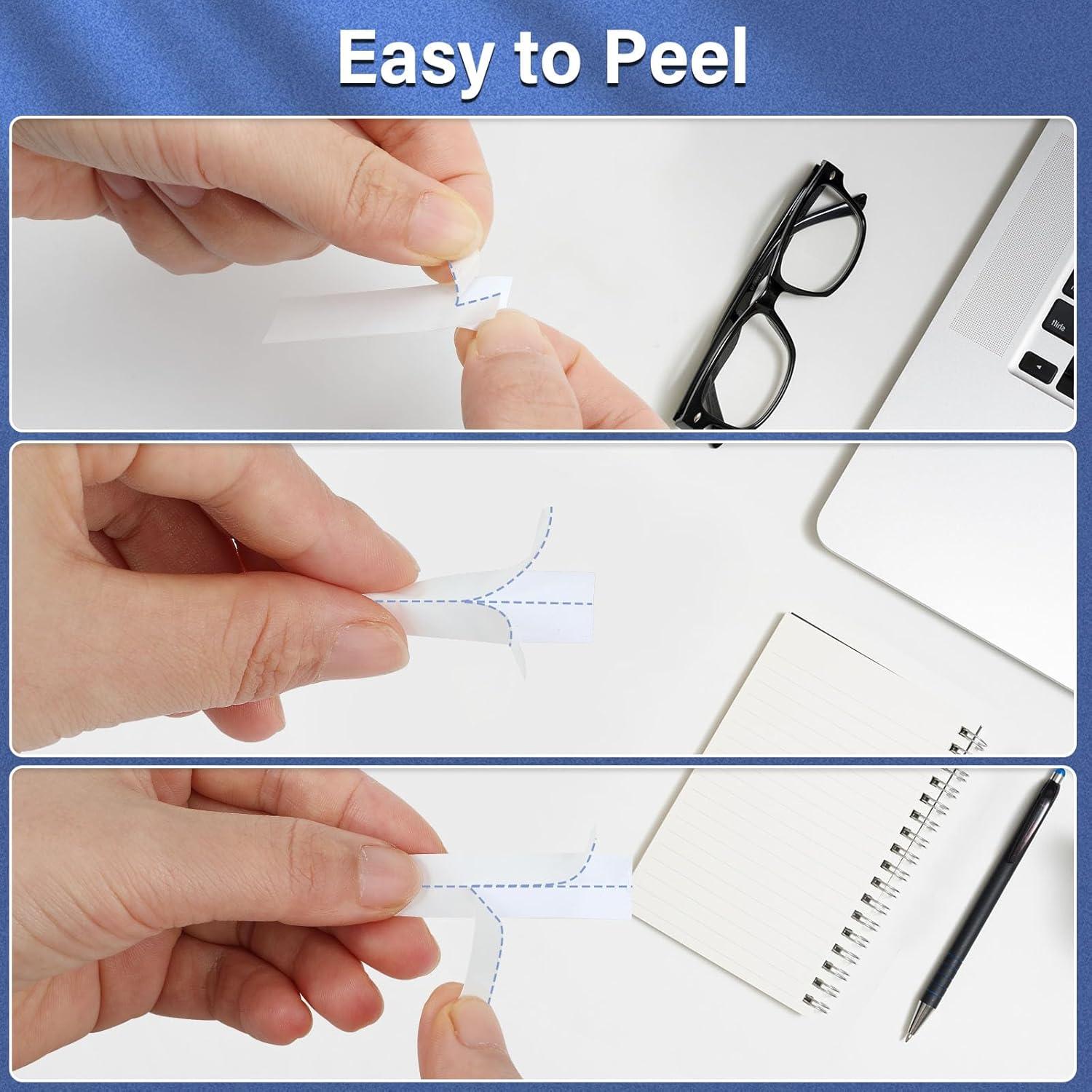 5 Pack Cinta de Etiqueta EcliptoVireo TZE231 12mm Blanca