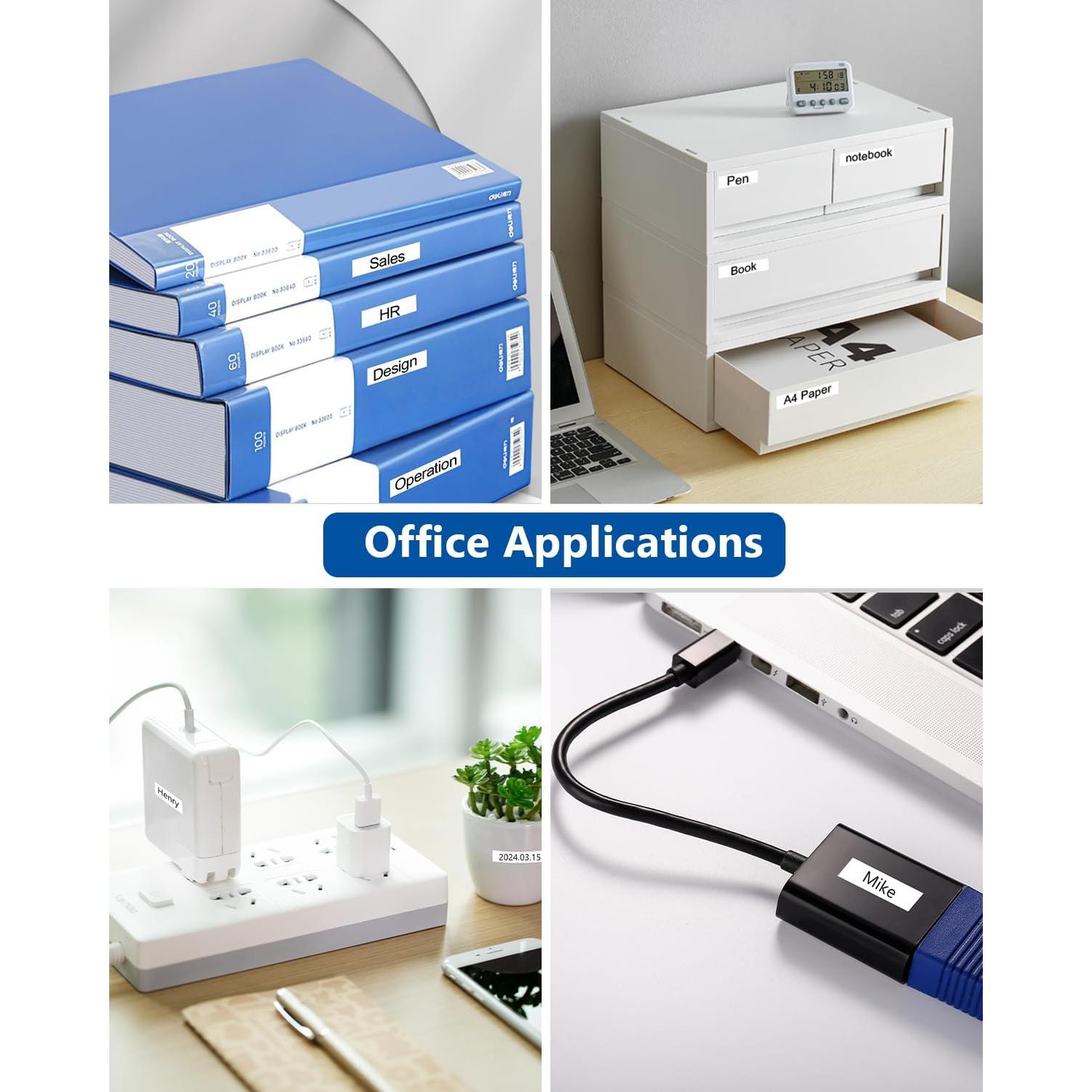 Cinta de Etiqueta Multi-color 12mm Labelwell TZe-231/131/431/531/631