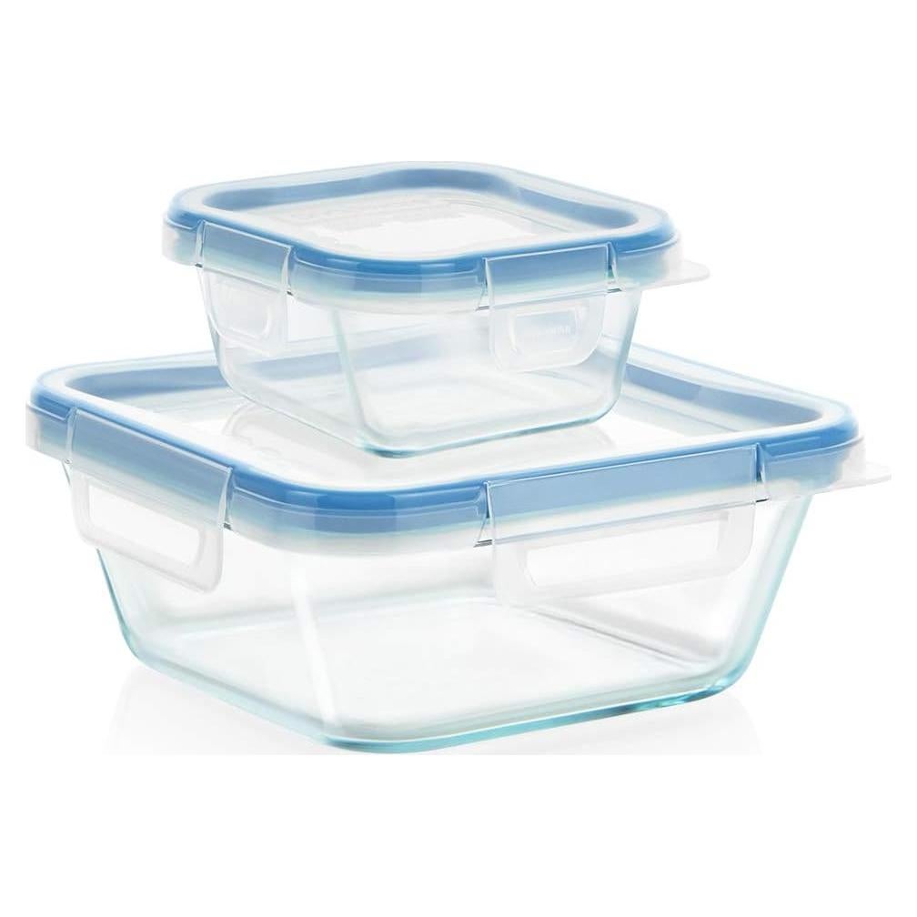Conjunto de Contenedores de Almacenamiento Snapware 4 Piezas Vidrio