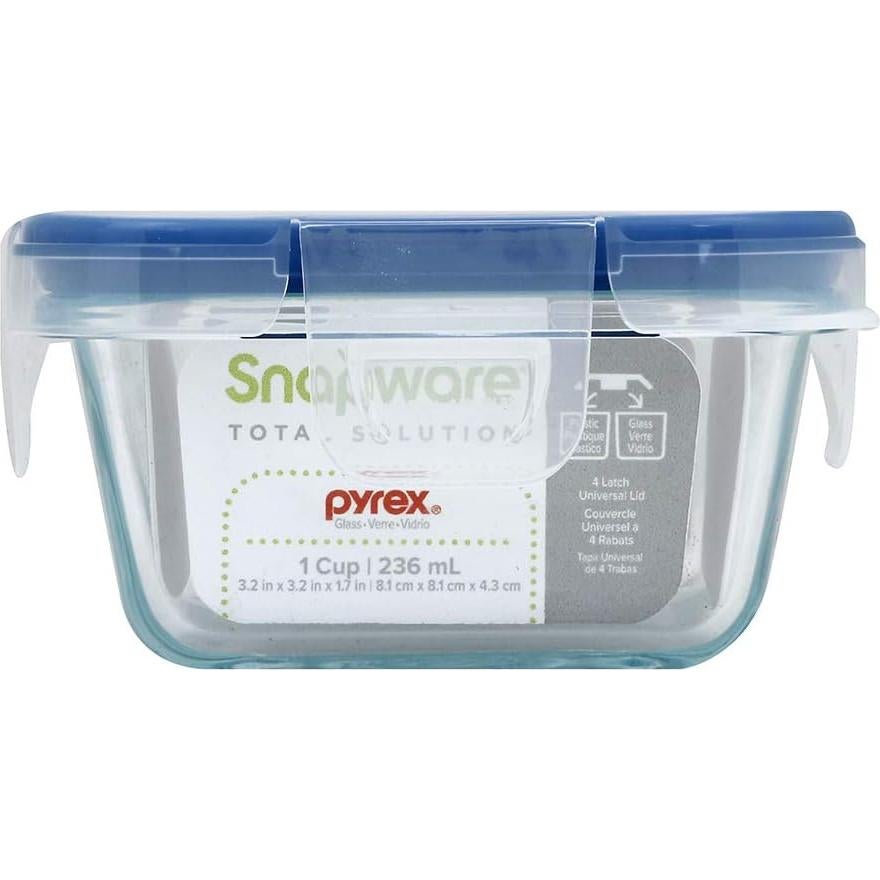 Conjunto de Contenedores de Almacenamiento Snapware 4 Piezas Vidrio