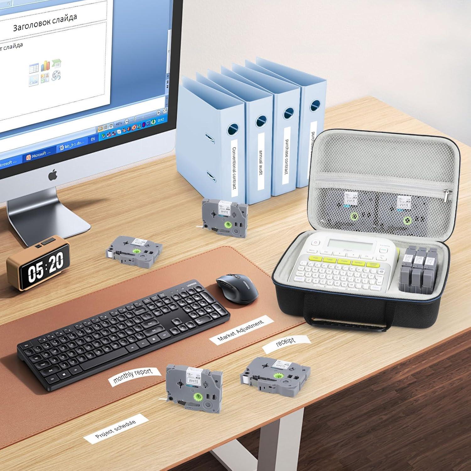 Funda de almacenamiento para etiquetadora Brother P-Touch D210/D220