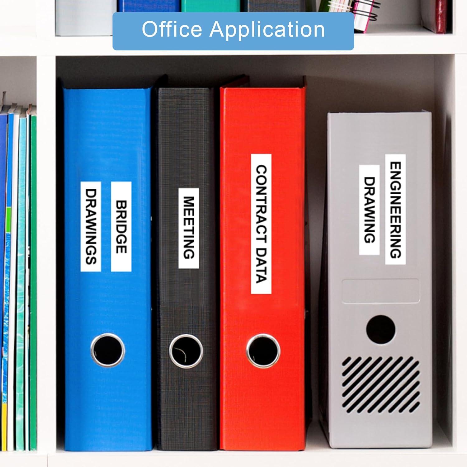 Cinta Laminada Blanca Absonic Tze-231 12mm 6-Pack Compatible Brother