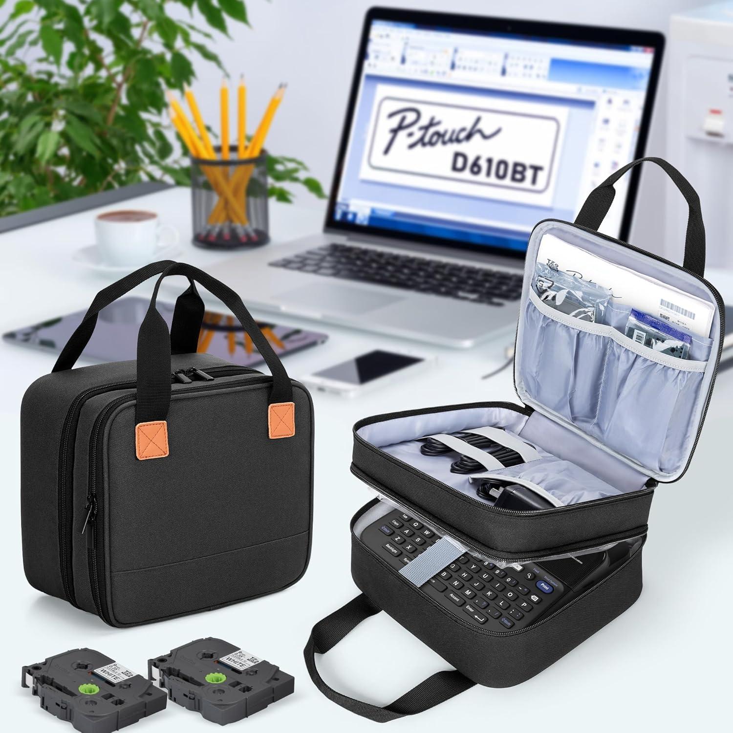 Funda para Máquina de Etiquetas LUXJA Compatible Brother P-Touch