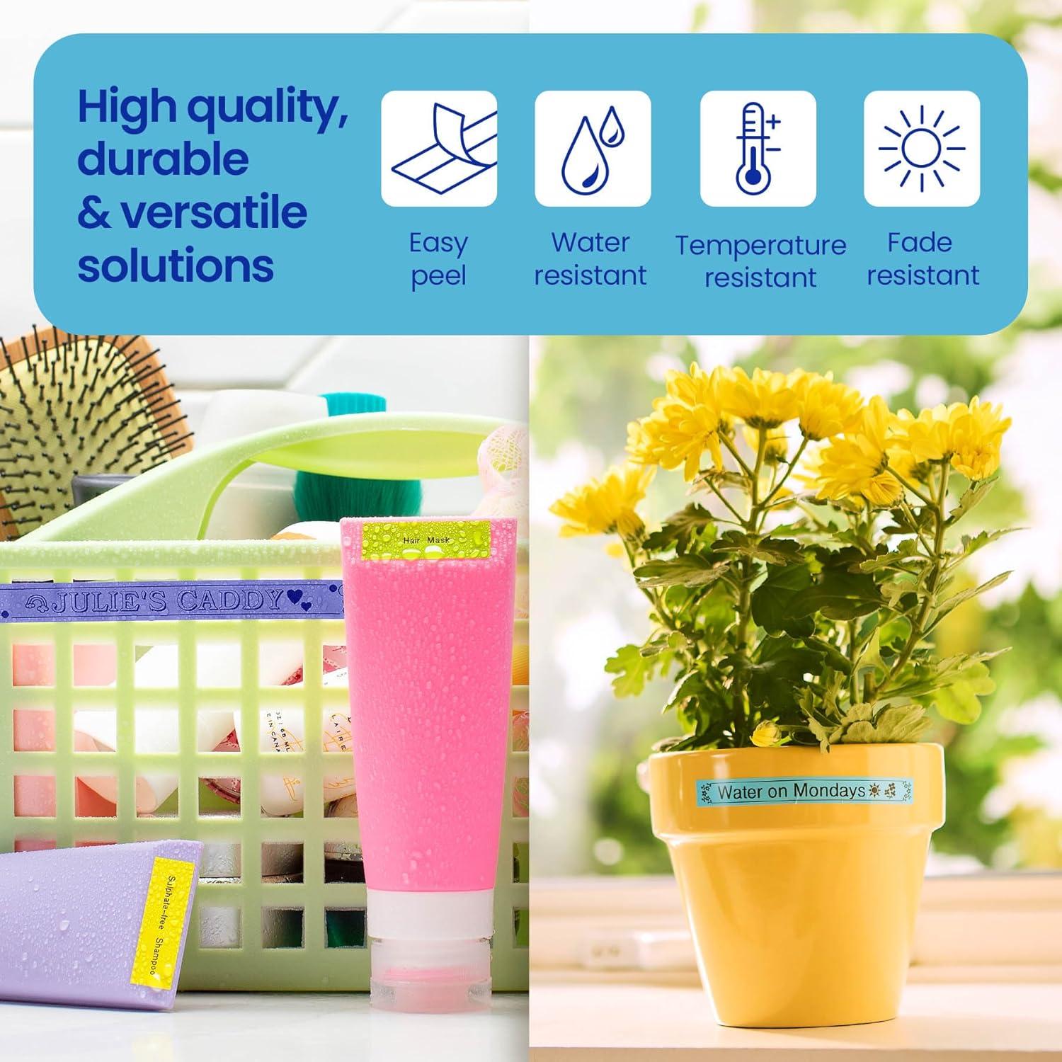 Cinta de Etiquetas Brother Btag3M01 Paquete de 3 - 1.19 cm x 4 m