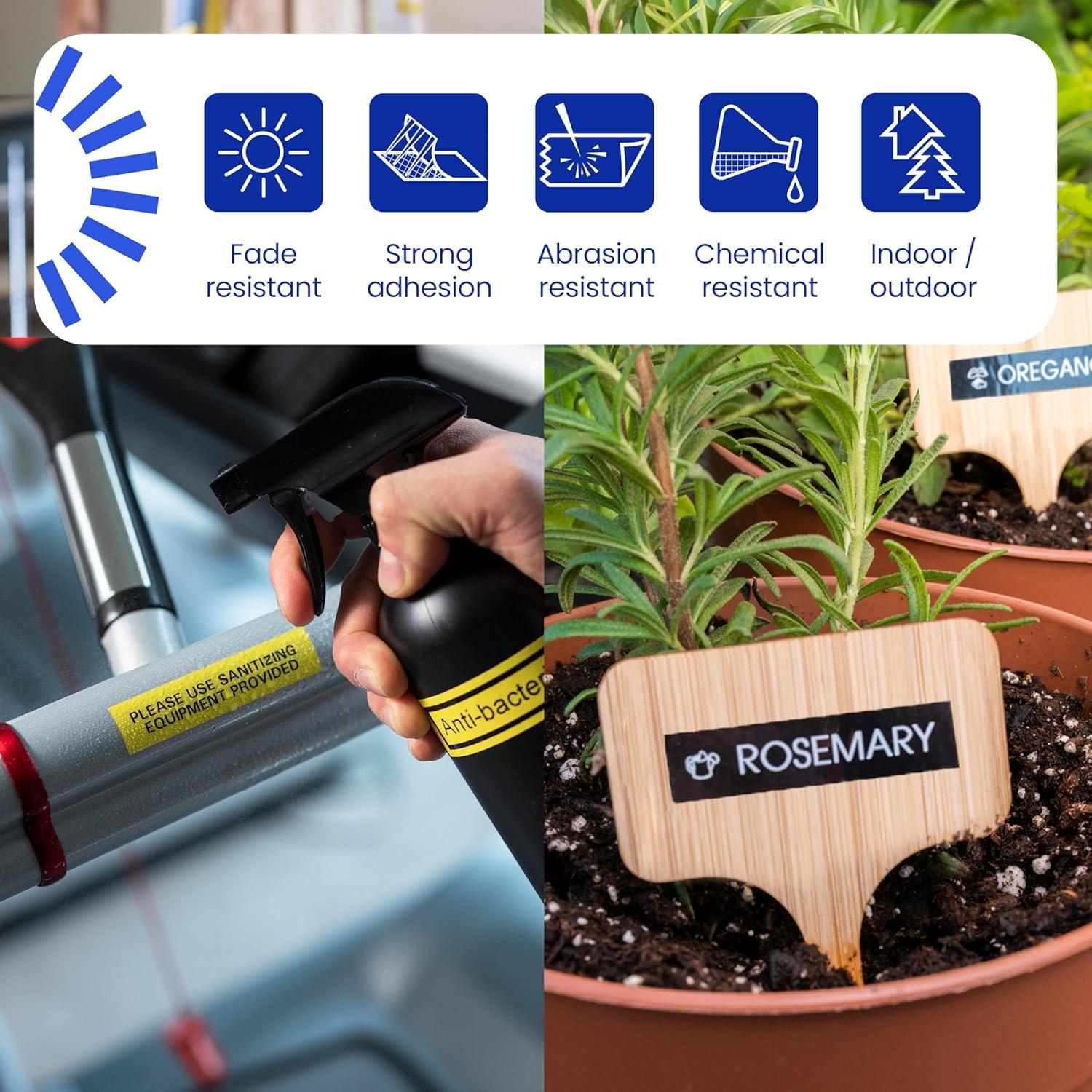 Cinta Laminada Brother P-Touch TZE-131, 12mm Negra Transparente