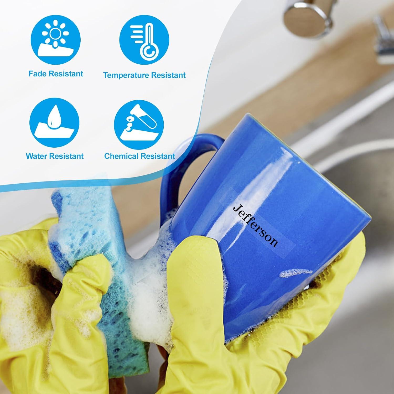 Cinta de Etiquetas Laminada Womiten 12mm x 8m TZe-131