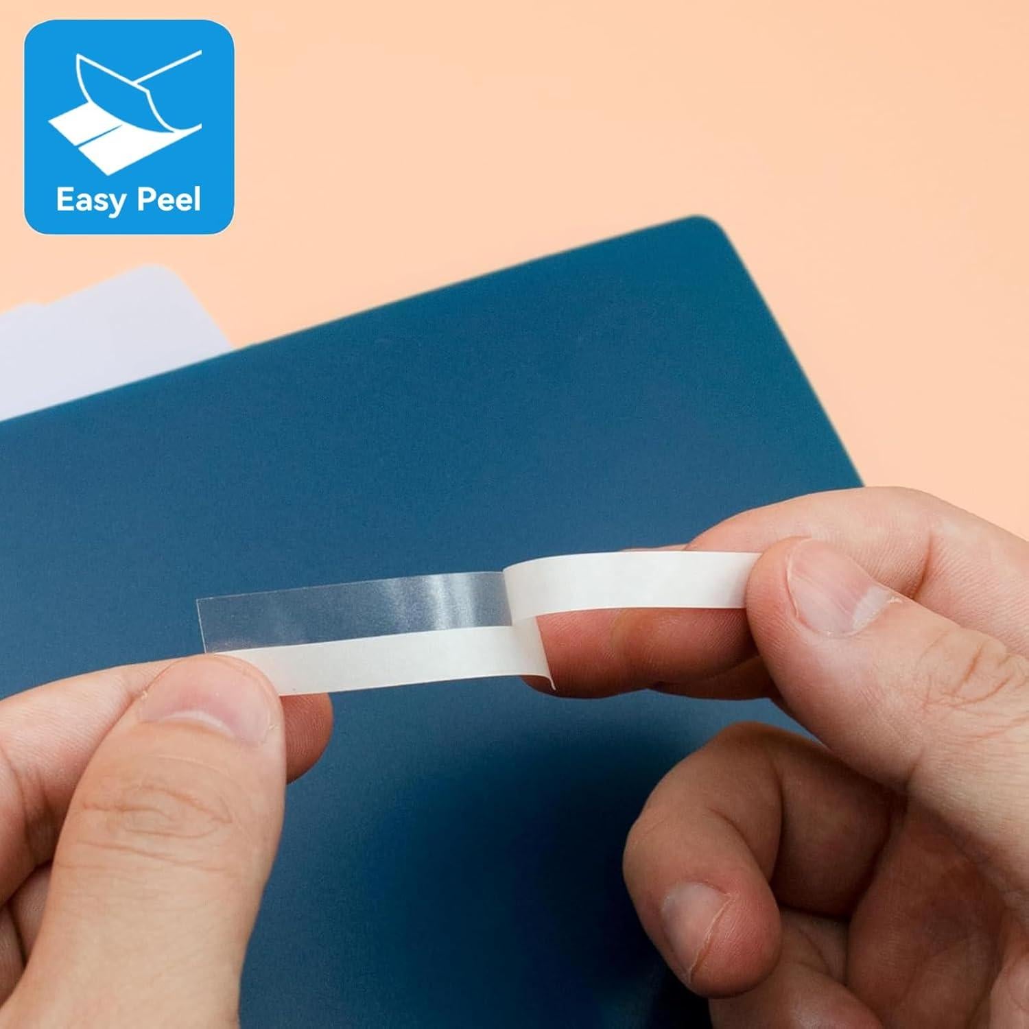 Cinta de Etiquetas Laminada Womiten 12mm x 8m TZe-131