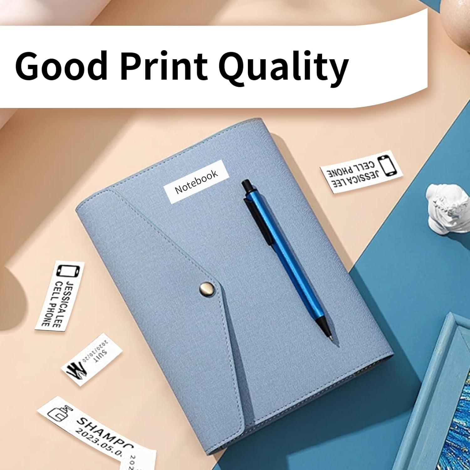 Cinta de Etiqueta MK-231 12mm Blanca BORN4SHIP - 4 Paquetes