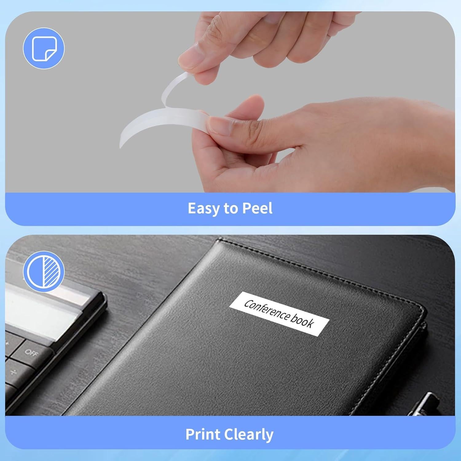 Cinta de Etiqueta MK-231 12mm Blanca BORN4SHIP - 4 Paquetes