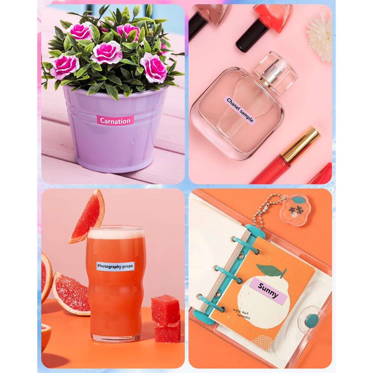 Paquete de 5 Cintas de Etiqueta COLORWING TZe 12mm Laminadas