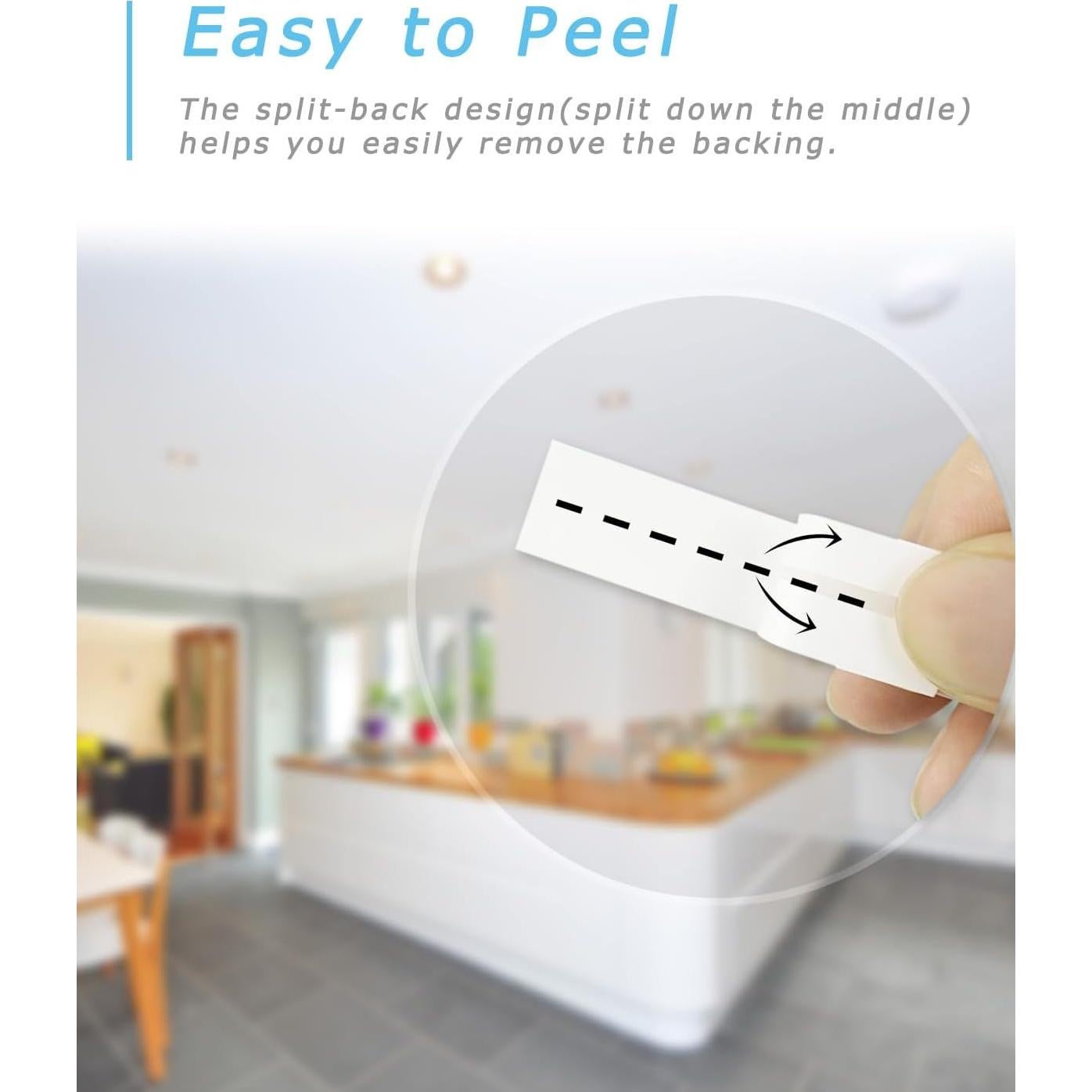 Cinta de Etiquetas UNOKA M-K231 12mm 8m Negra sobre Blanco