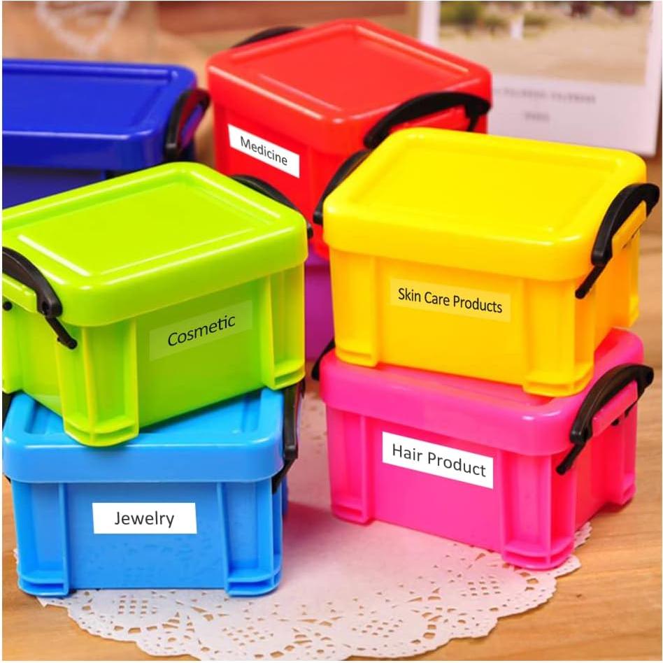 Cinta de Etiquetas Anycolor 12mm Compatible con Brother - Paquete de 6