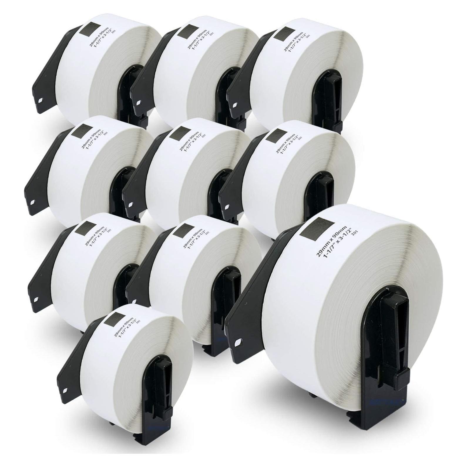 Etiquetas de Dirección BETCKEY DK-1201 - 10 Rollos (4000 Etiquetas)