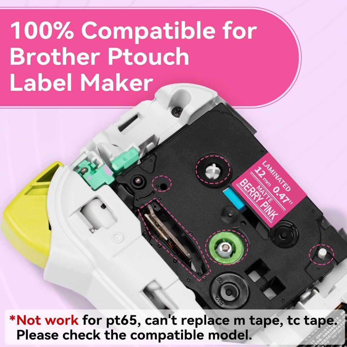 Cintas de Etiquetado Label KINGDOM 12mm para Brother P-Touch