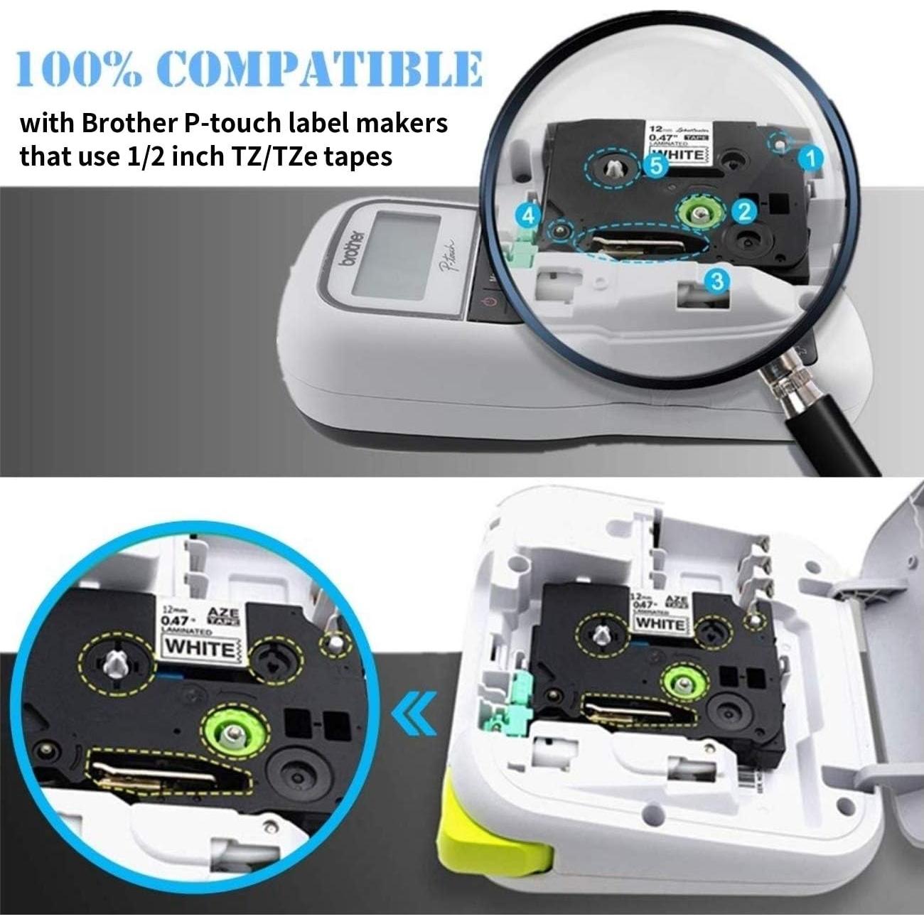 Cinta de Etiqueta Laminada 12mm LabelPros - 8 Colores