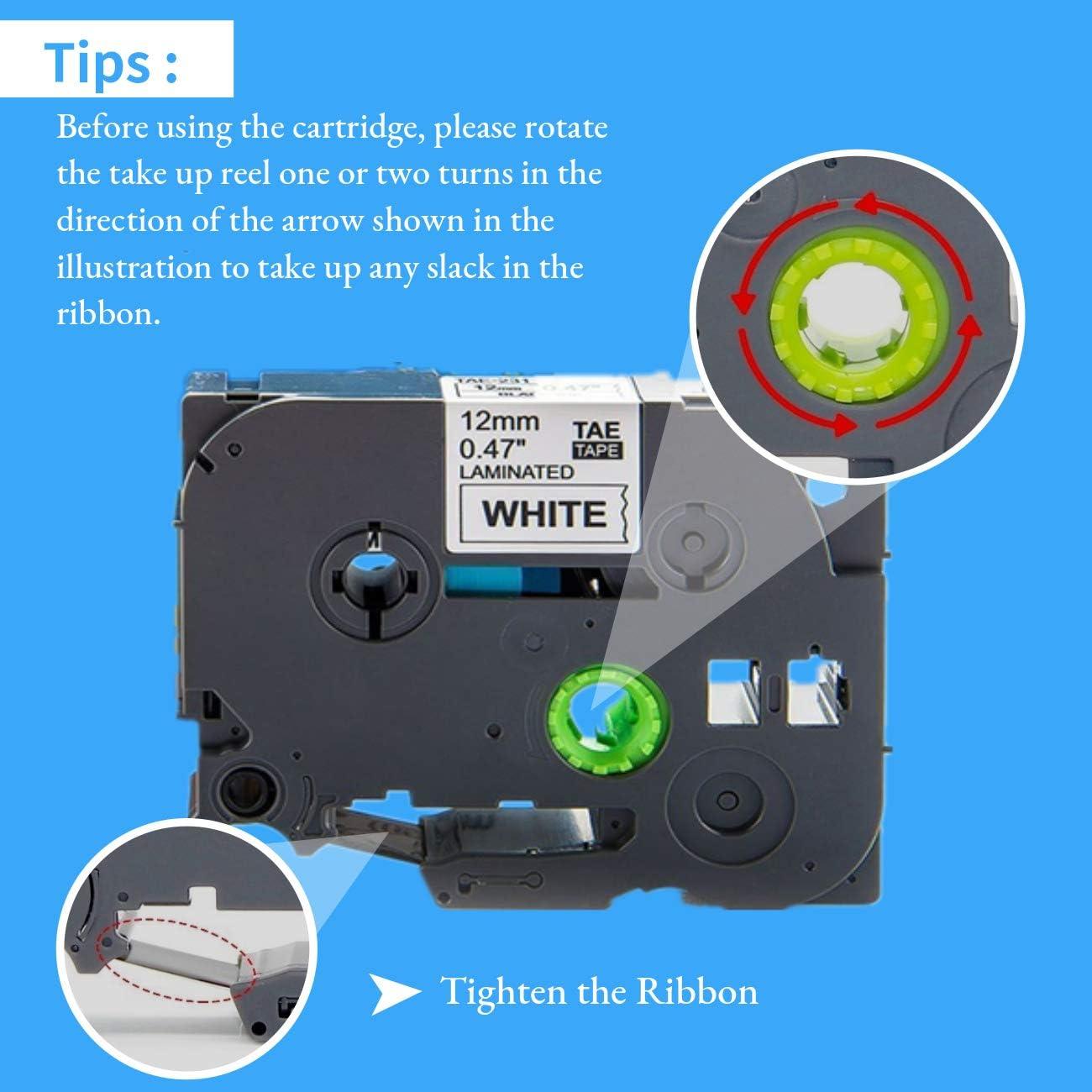 Cinta de Etiqueta Laminada 12mm LabelPros - 8 Colores