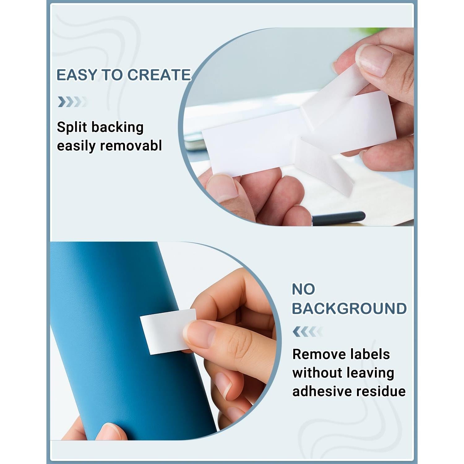 Cinta de Etiqueta Laminada 24mm MarkDomain TZe-251 Negro sobre Blanco