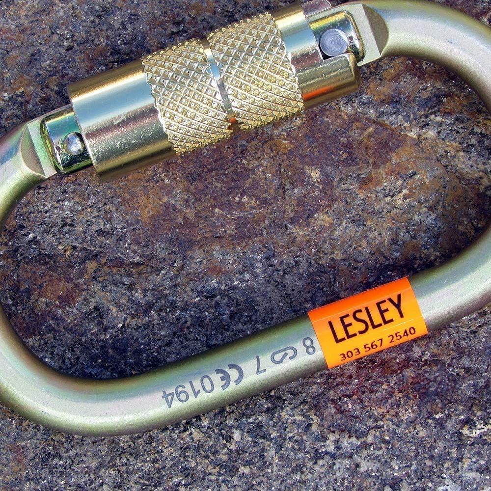 Cinta de Etiquetas Laminada AONOMI 18mm Naranja para Brother