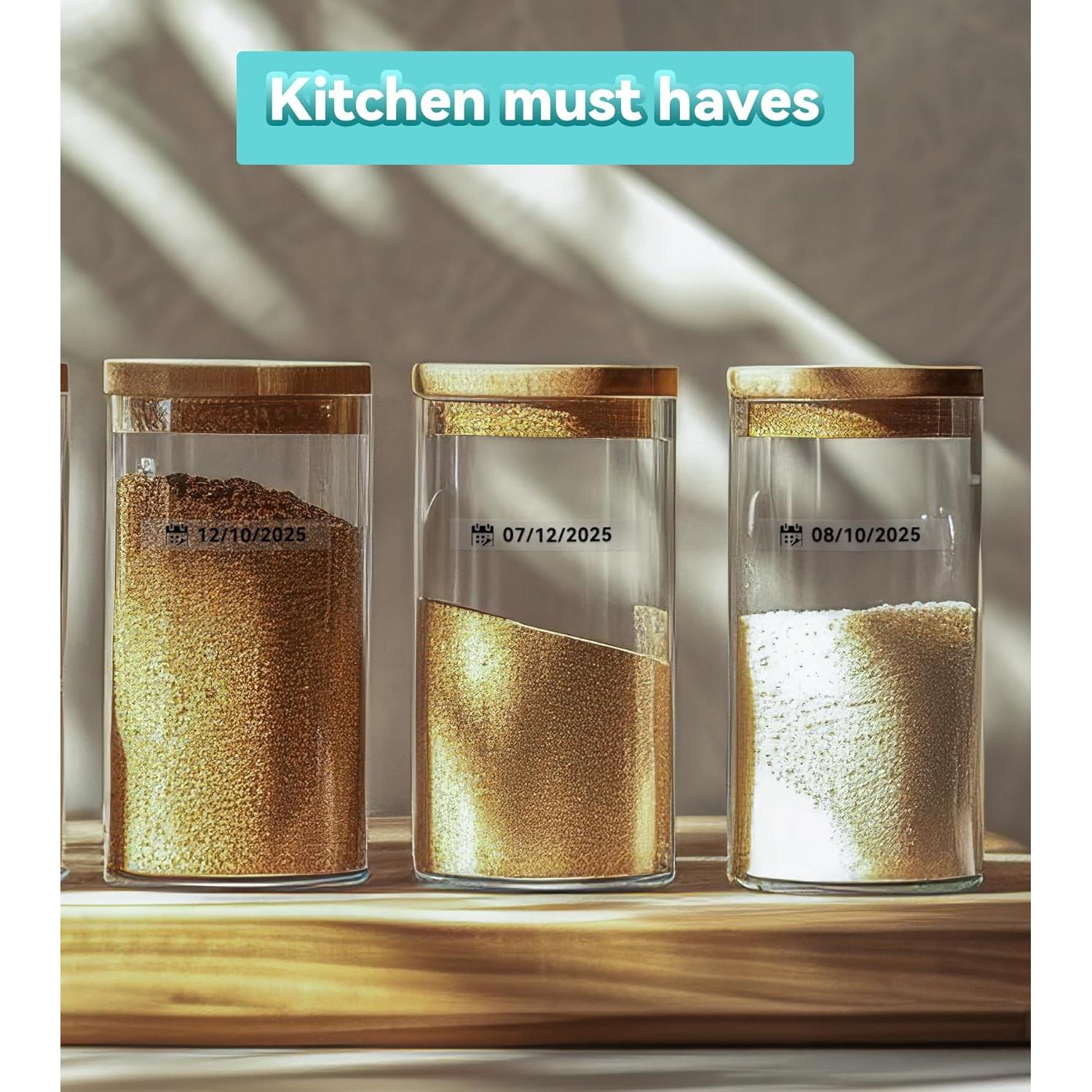 Cinta Etiquetas Transparente EazeID M-K131 12mm Paquete 4