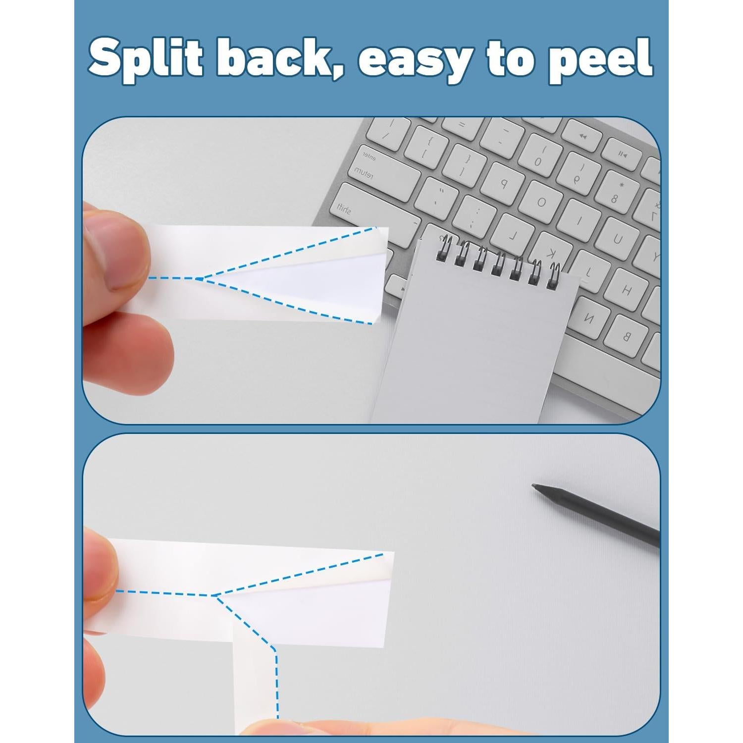 Cinta Etiquetadora Weemay TZc241 18mm Negro sobre Blanco - 4 Rollos