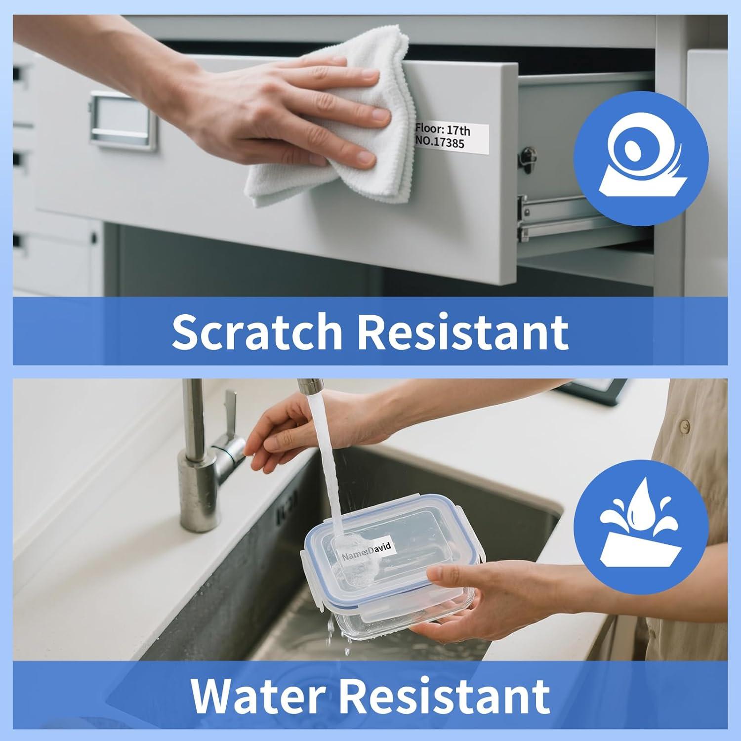 Cinta de Etiquetas Laminadas Suminey TZe-241 18mm Paquete 5