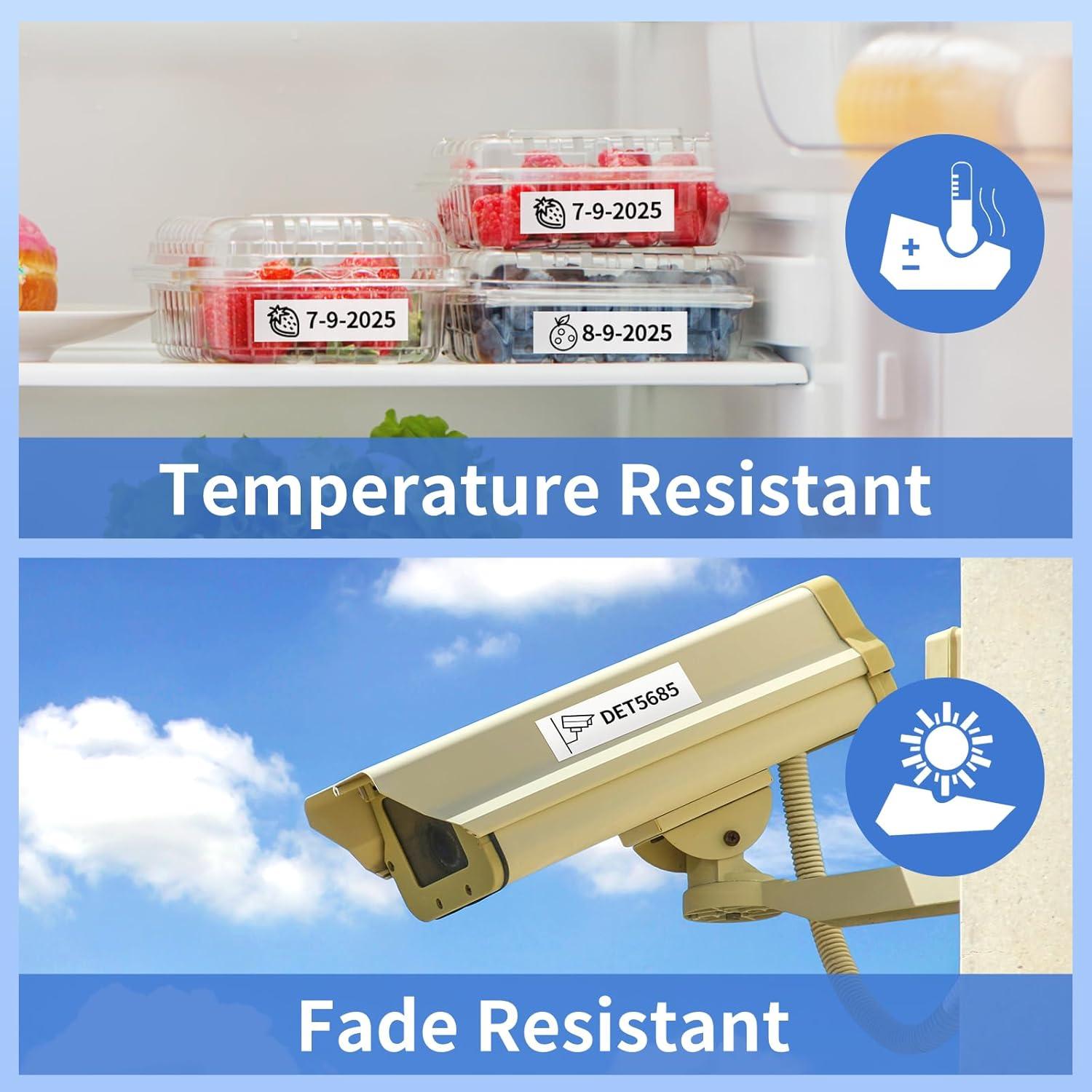 Cinta de Etiquetas Laminadas Suminey TZe-241 18mm Paquete 5