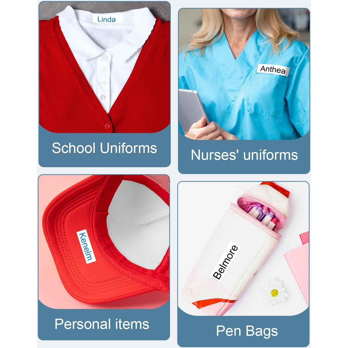 Cinta de Etiqueta de Tela Plancha Brother TZe-FA231/FA3 12mm