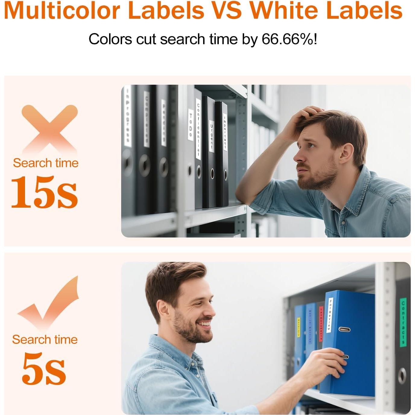 Cinta de Etiquetas Womiten TZe-231 12mm Laminada Multicolor