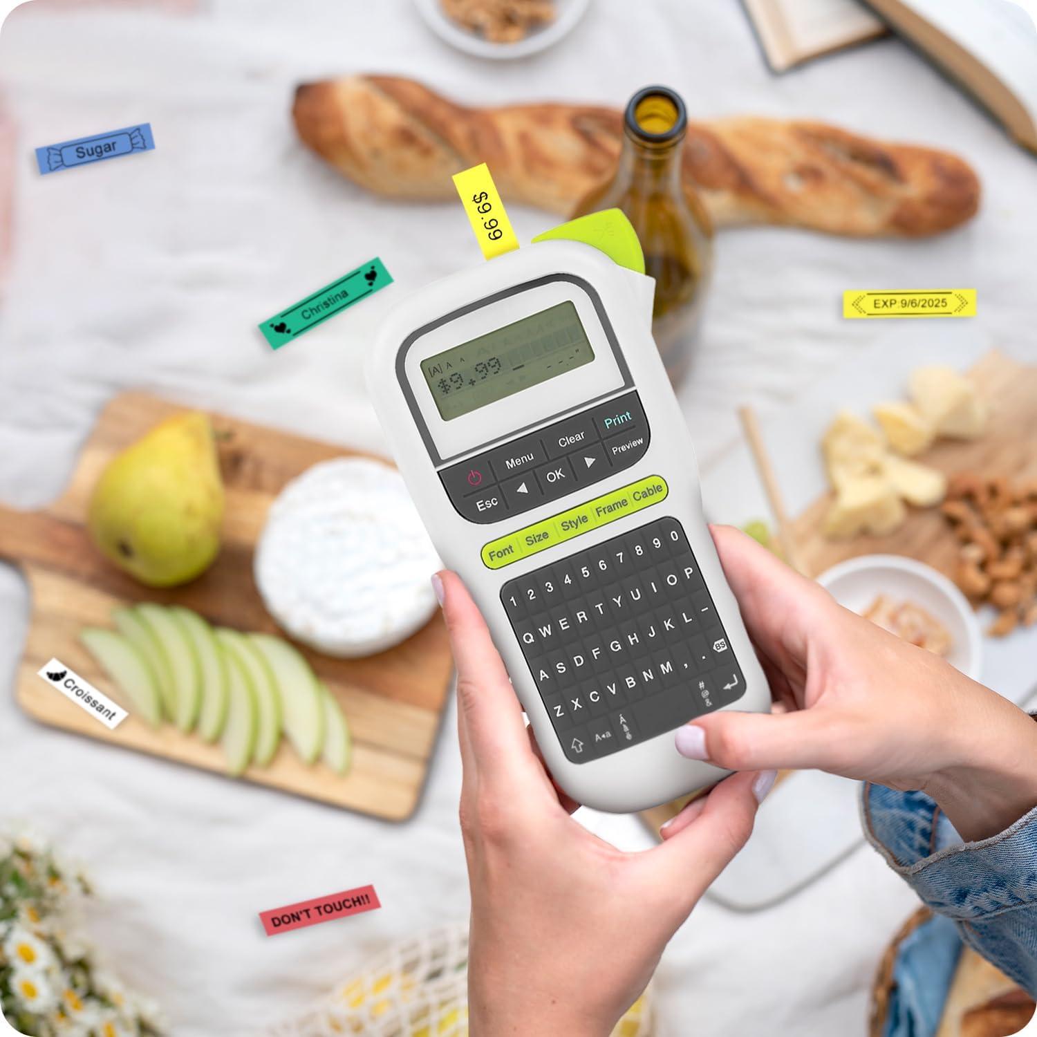 Cinta de Etiquetas Womiten TZe-231 12mm Laminada Multicolor