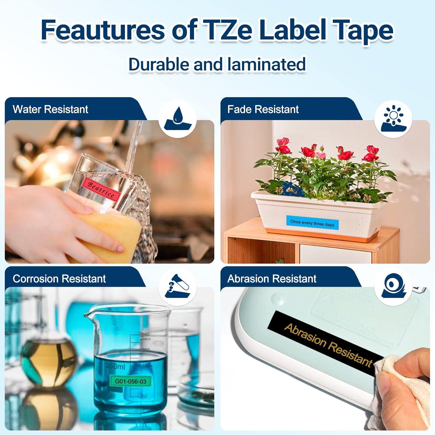 Cinta de Etiquetadora Laminada 12mm Lonitul 5 Colores