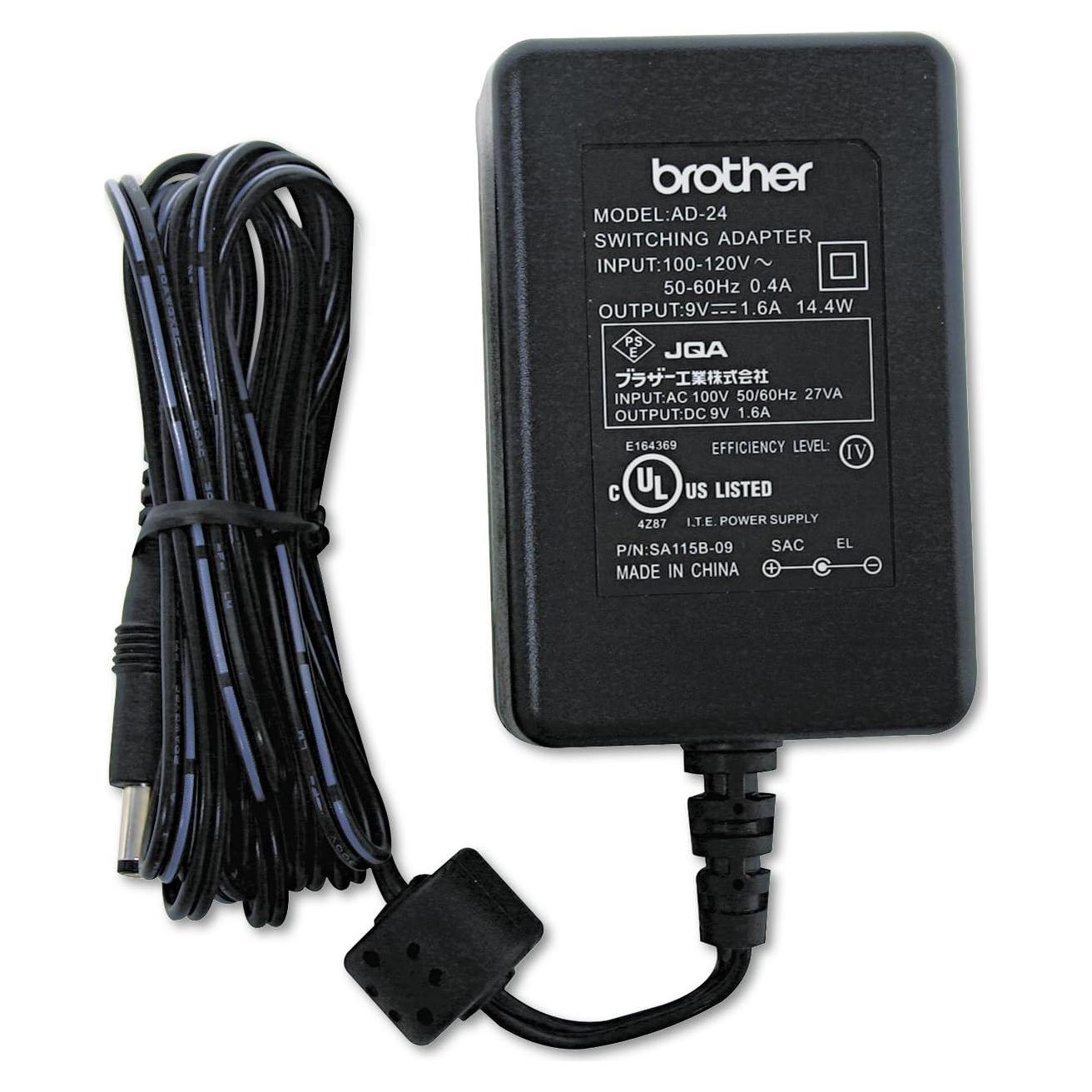 Adaptador de CA Brother AD-24 9V 2A para P-Touch
