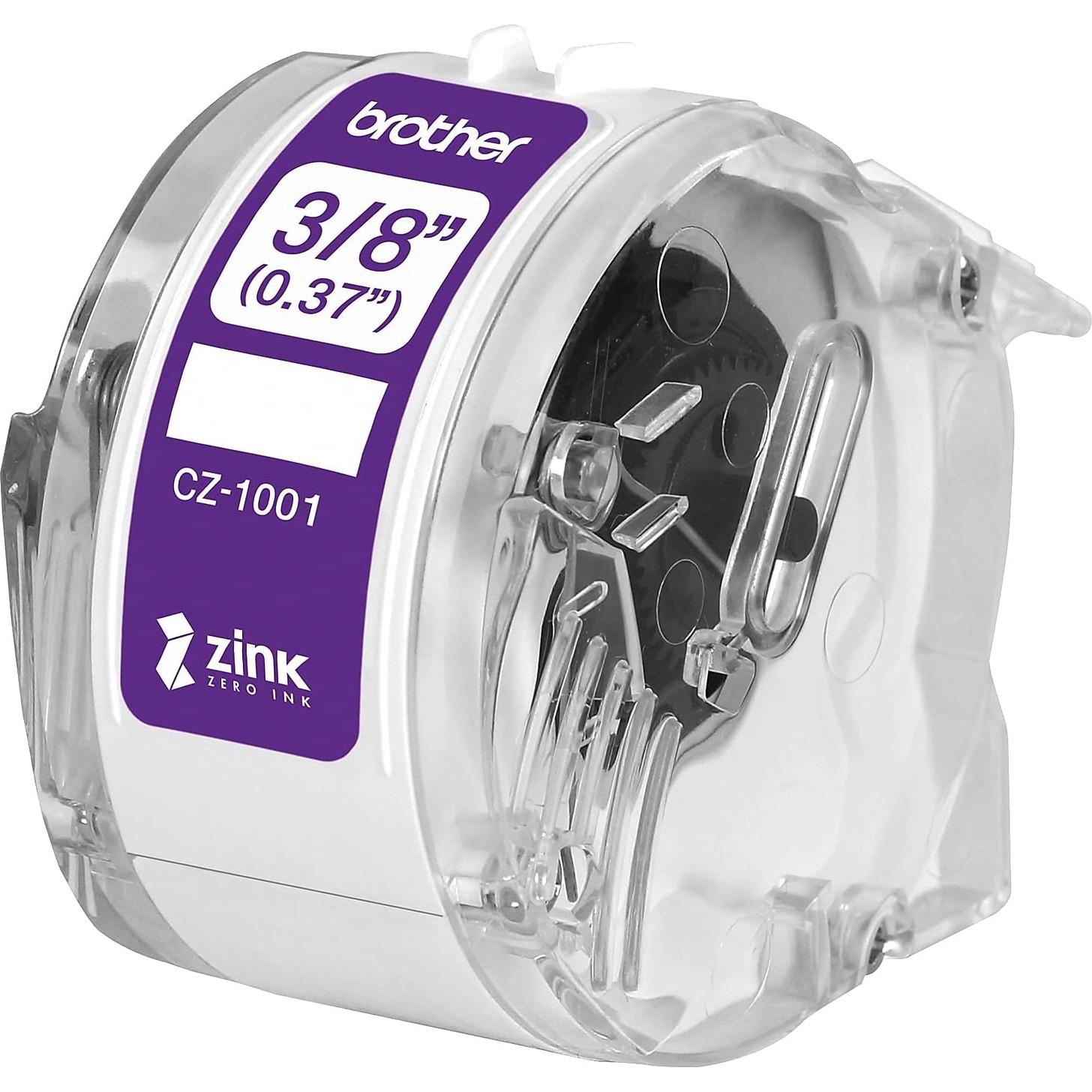 Rollo de Etiquetas Brother CZ-1001 9mm x 5m ZINK Zero Ink